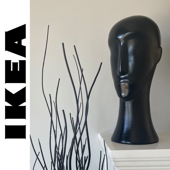 Black IKEA ceramic head | 12"H x 4.5"W - Picture 2 of 9